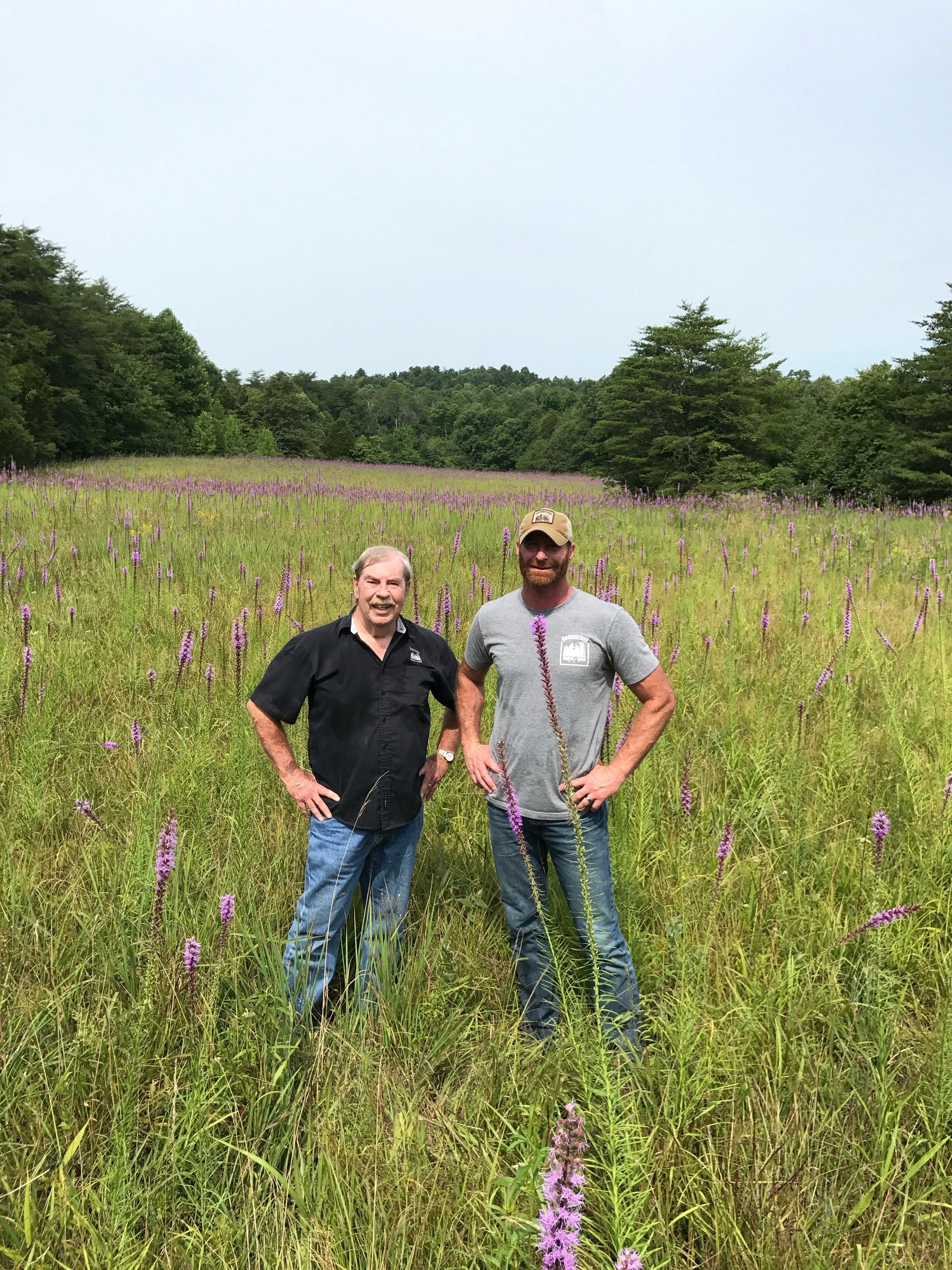 John left and Randy right Hat Seymour